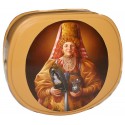 The merchant's daughter with a bottle