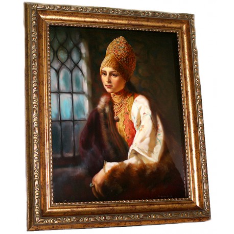 Русская Красавица/Панно в раме