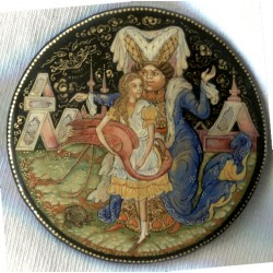 Brooch: Alice in Wonderland